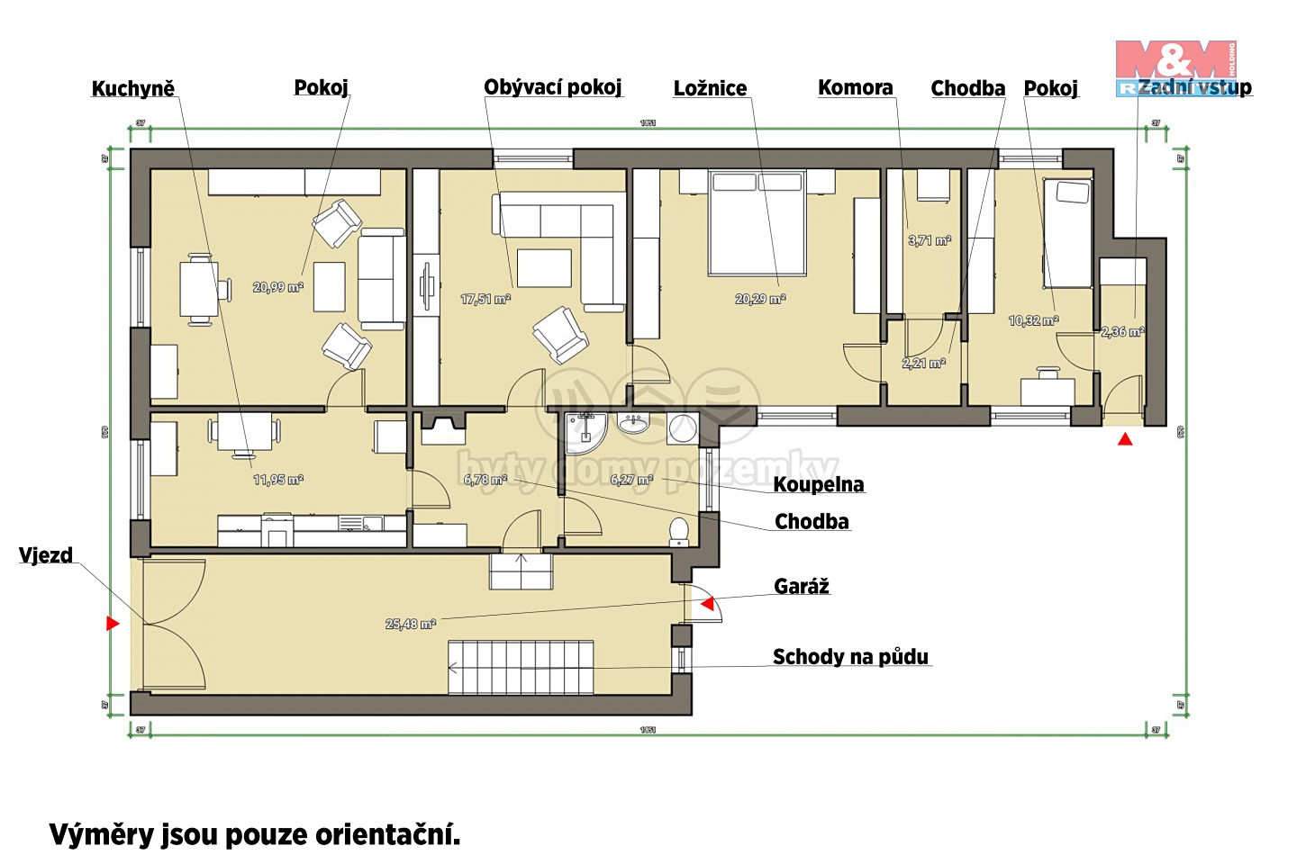 Prodej  rodinného domu 211 m², pozemek 1 343 m², Pražská, Kožlany
