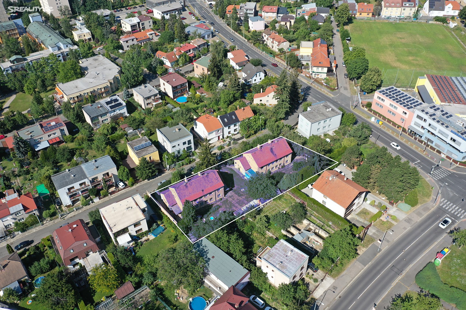 Prodej  stavebního pozemku 2 094 m², Dunovského, Praha 4 - Chodov