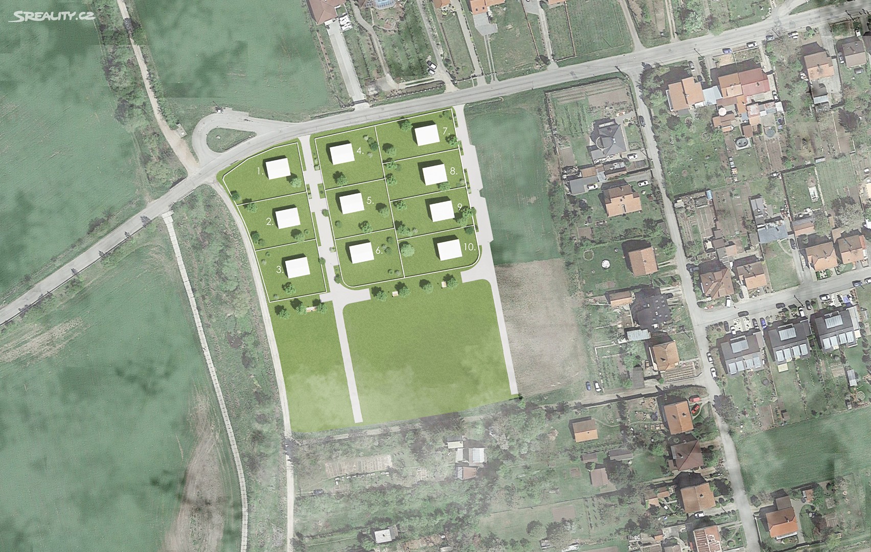 Prodej  stavebního pozemku 623 m², Viničné Šumice, okres Brno-venkov