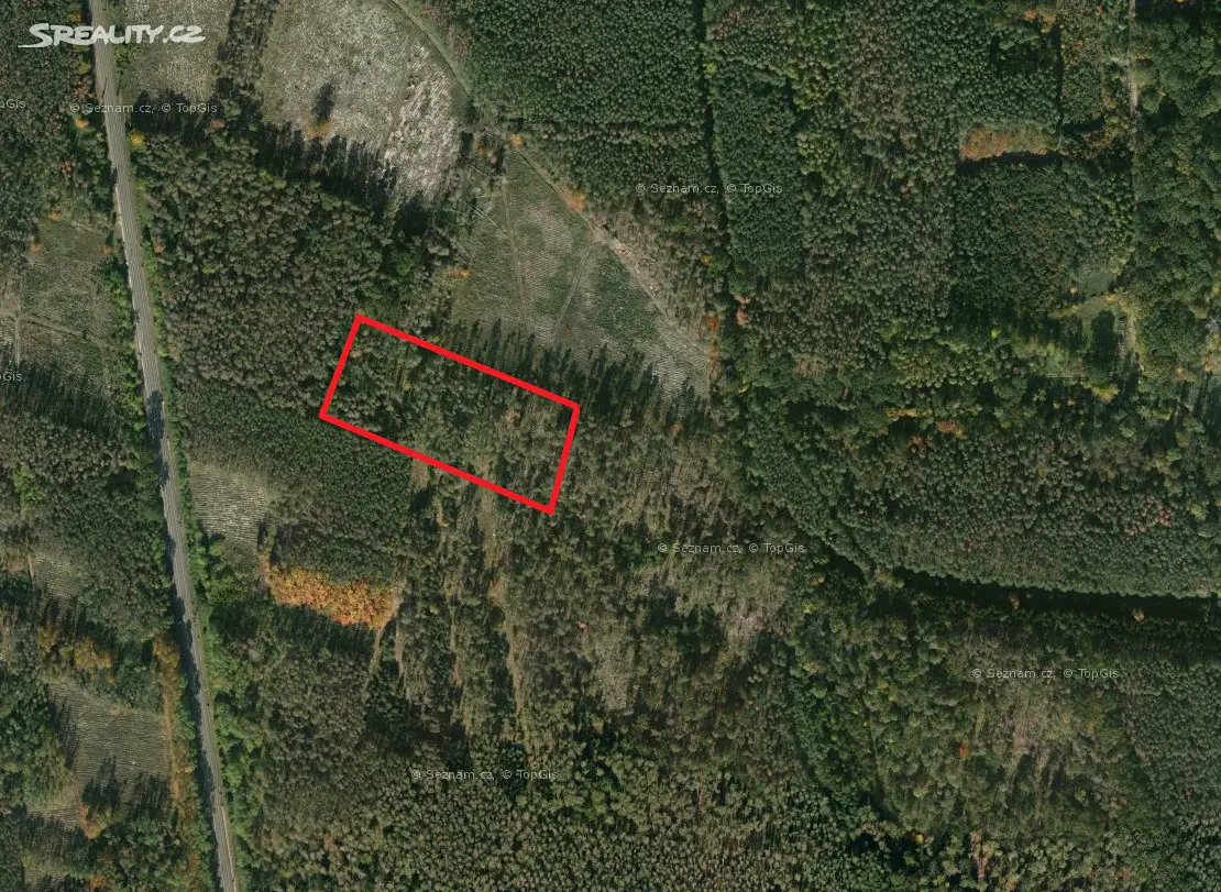 Prodej  lesa 1 616 m², Ovčáry, okres Kolín
