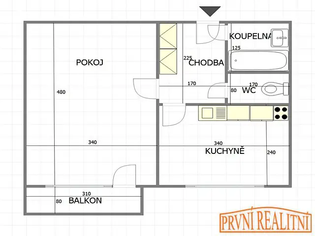 Pronájem bytu 1+1 36 m², Svat. Čecha, Uherský Brod