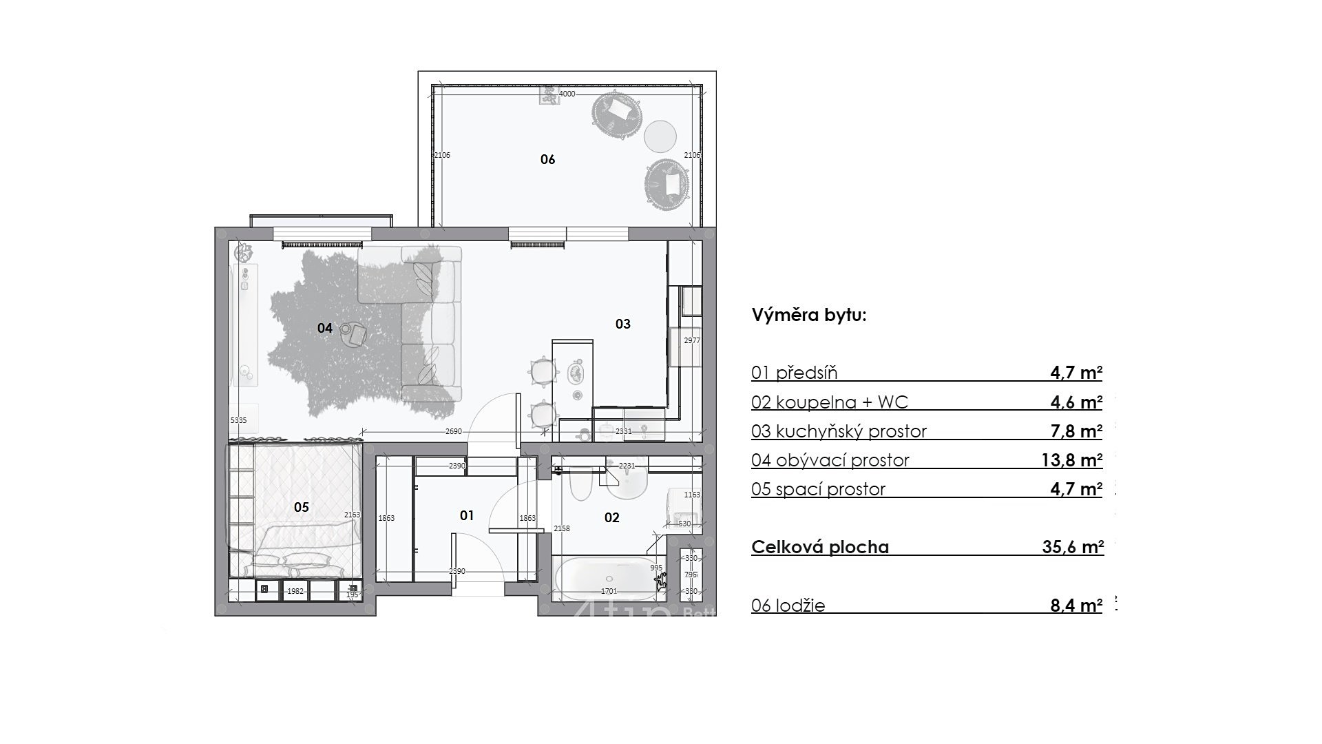 Prodej bytu 1+kk 44 m², Padovská, Praha 10 - Horní Měcholupy