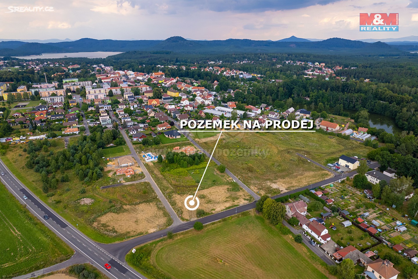 Prodej  stavebního pozemku 982 m², Doksy, okres Česká Lípa