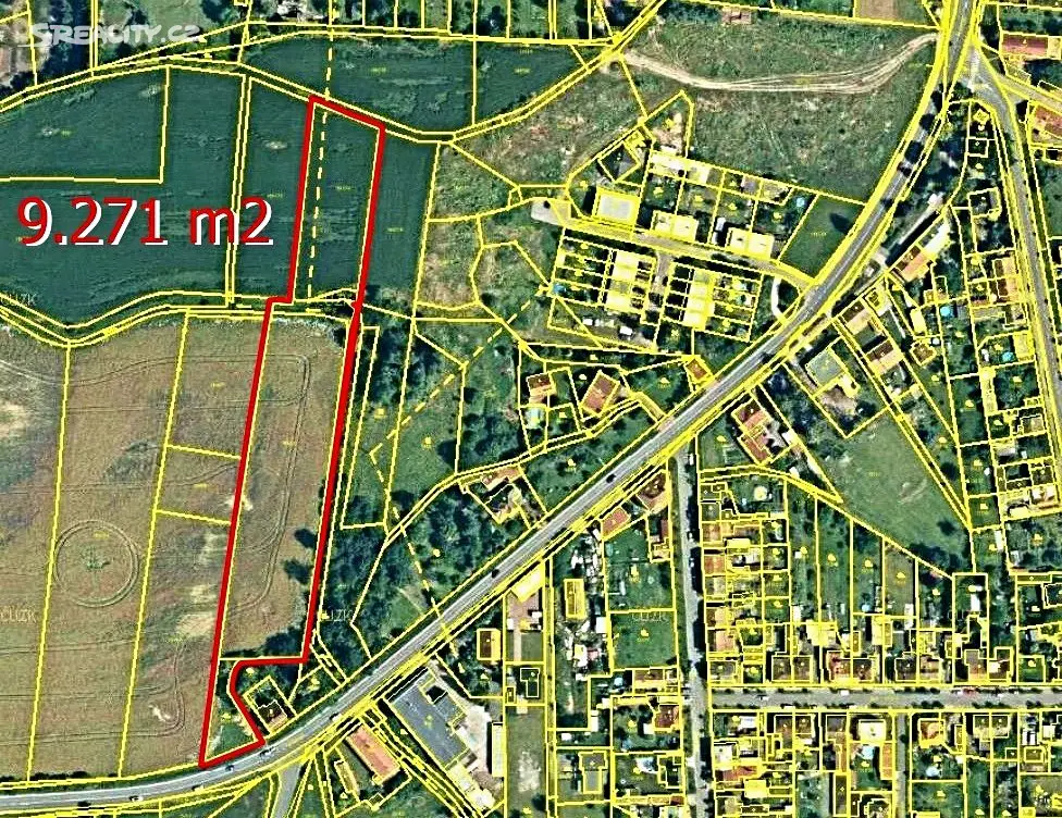 Prodej  stavebního pozemku 9 271 m², Pardubická, Sezemice