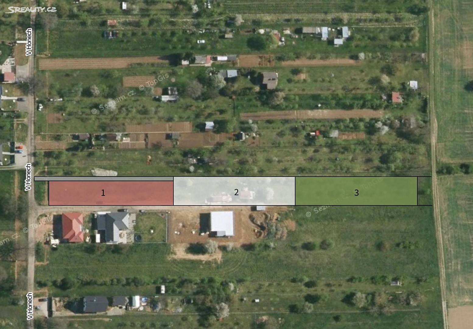 Prodej  stavebního pozemku 1 007 m², Veselí nad Moravou, okres Hodonín
