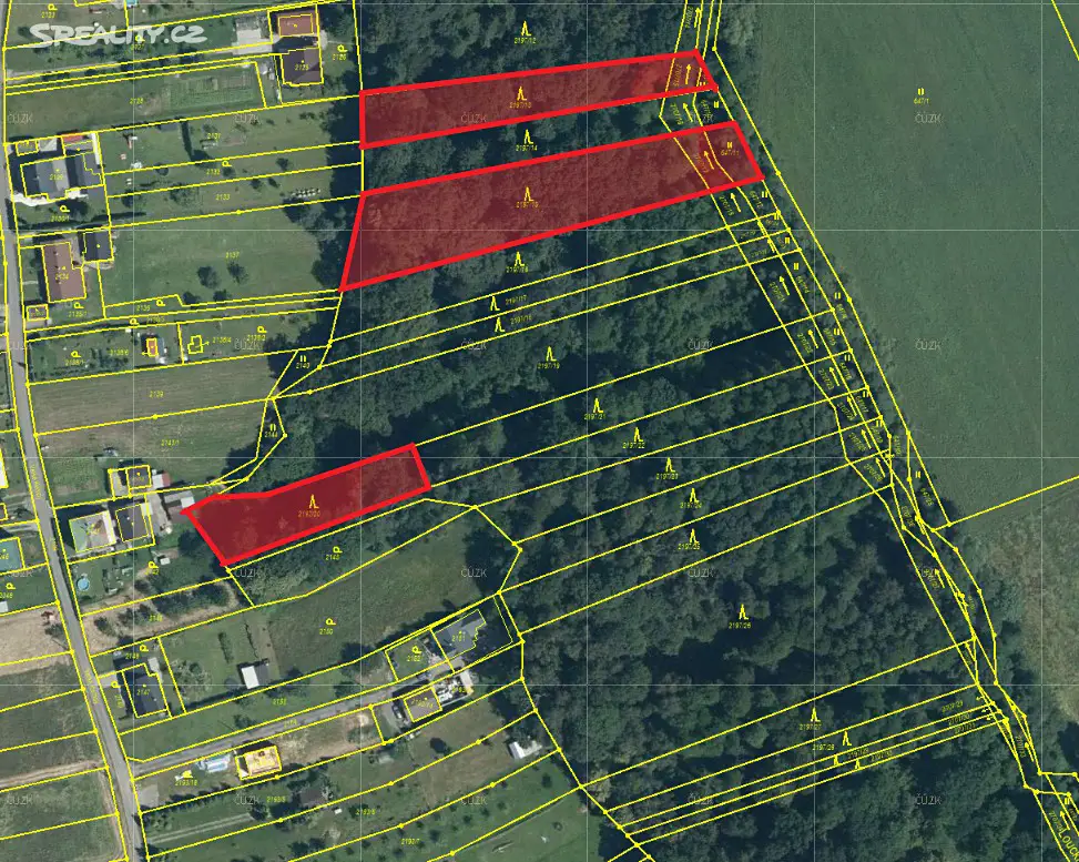 Prodej  lesa 670 m², Karviná - Louky, okres Karviná