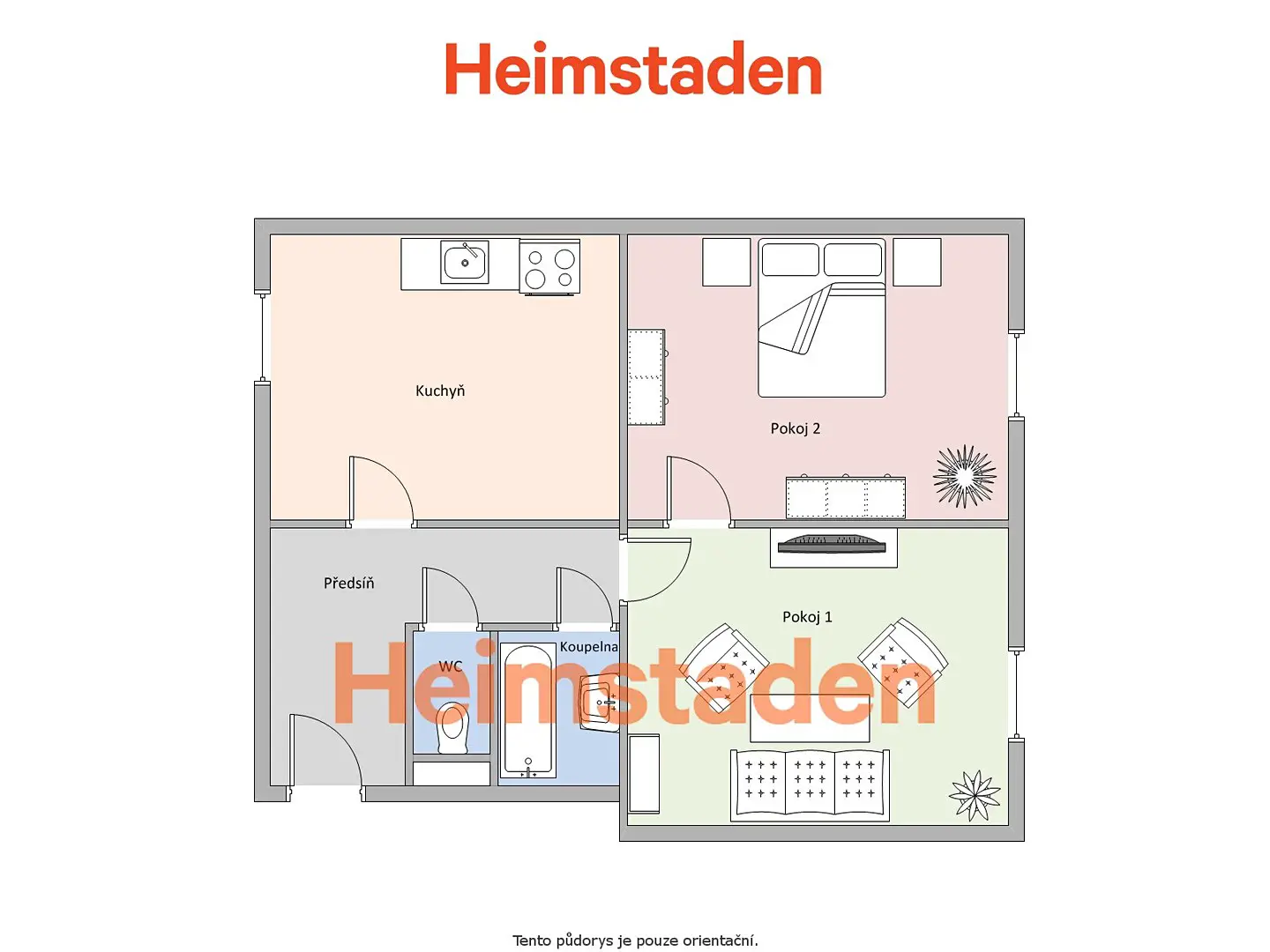 Pronájem bytu 2+1 55 m², Školní, Havířov - Šumbark