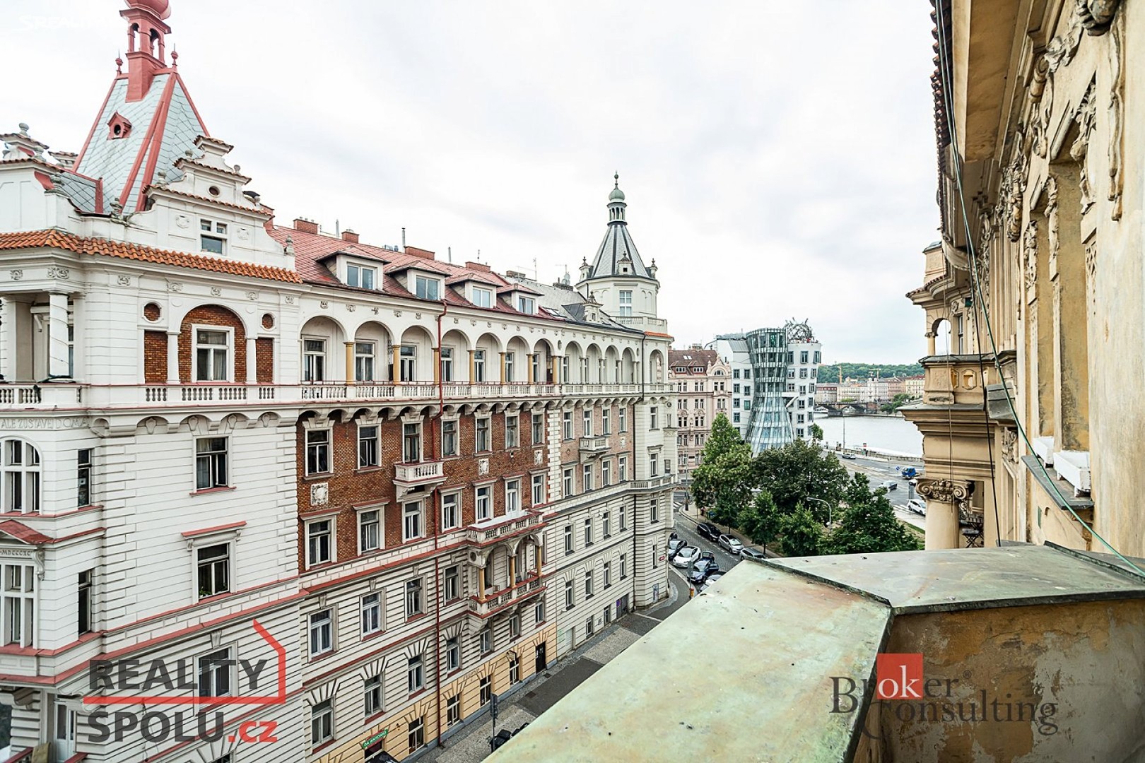 Pronájem bytu 3+1 110 m², Náplavní, Praha 2 - Nové Město