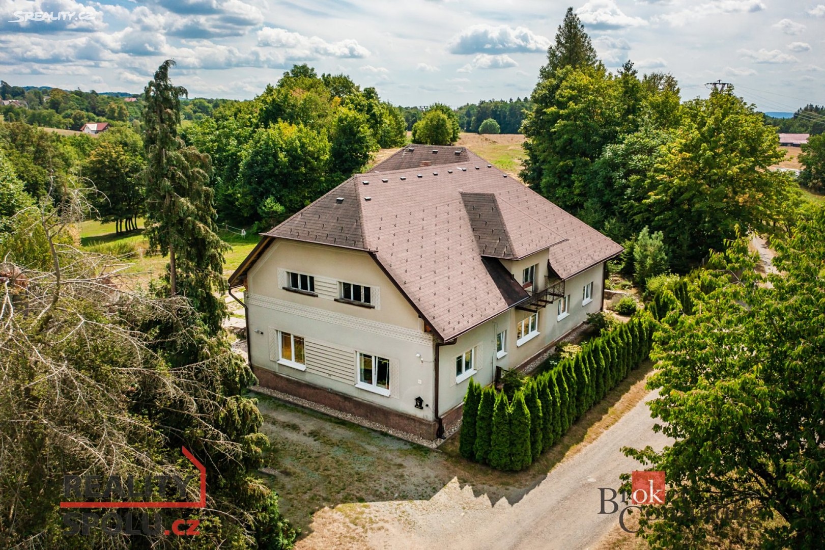 Prodej  rodinného domu 221 m², pozemek 6 765 m², Dobruška - Spáleniště, okres Rychnov nad Kněžnou