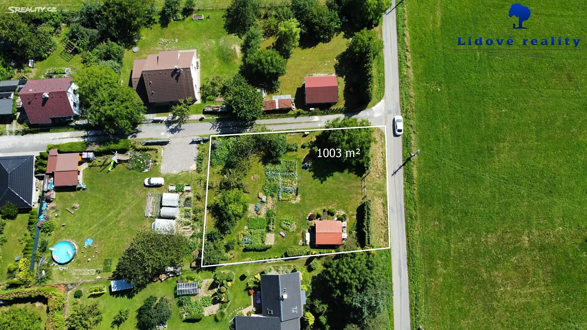 Prodej  stavebního pozemku 1 003 m², Frýdek-Místek - Frýdek, okres Frýdek-Místek