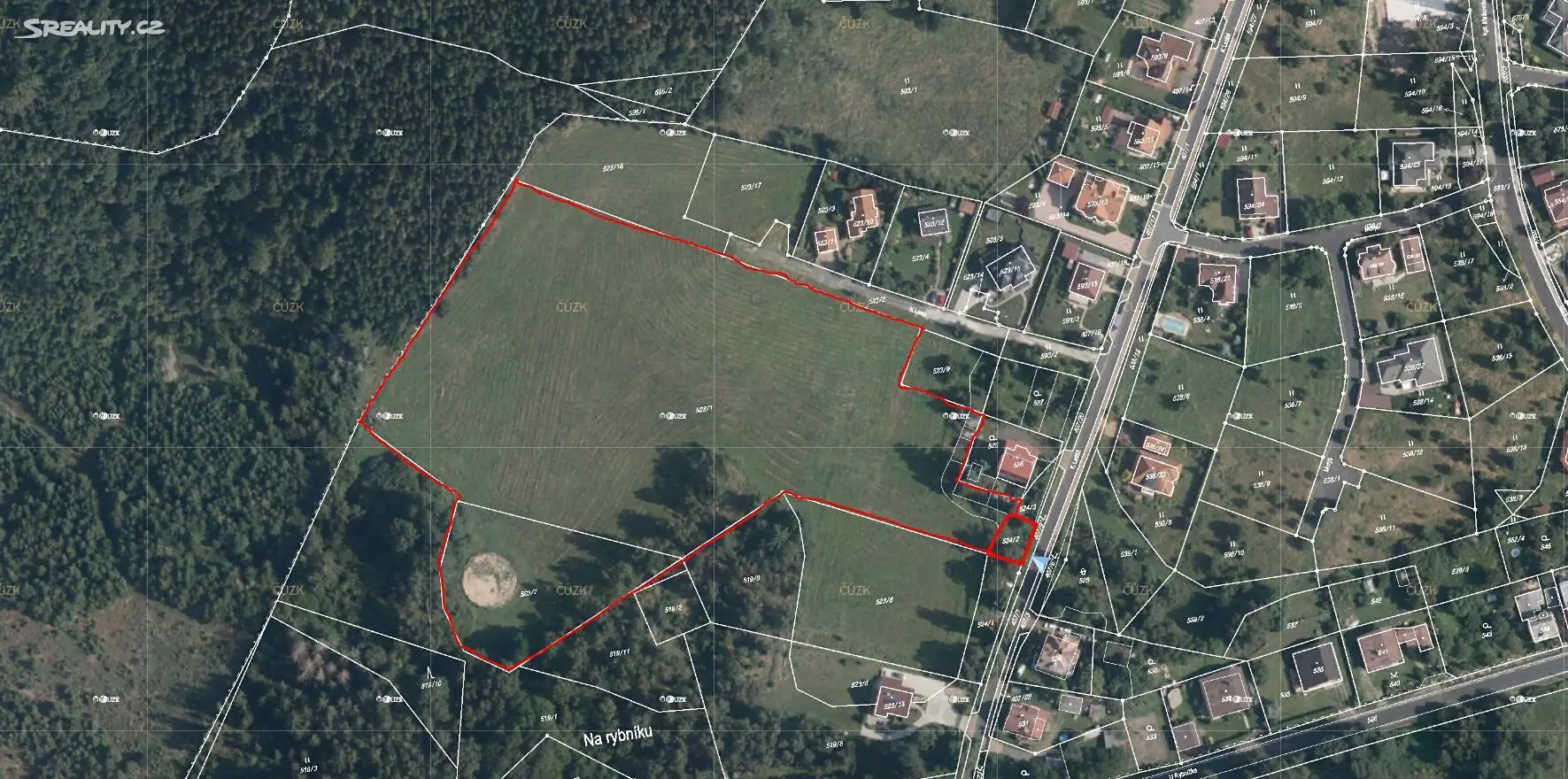 Prodej  stavebního pozemku 20 416 m², K Letišti, Karlovy Vary - Hůrky