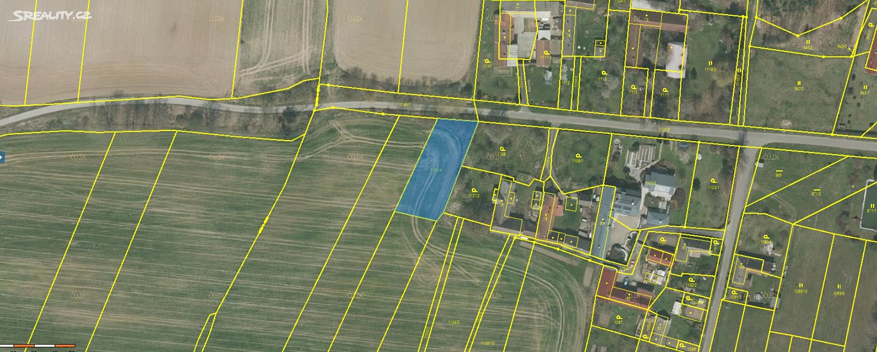 Prodej  pozemku 1 617 m², Dražíč, okres České Budějovice