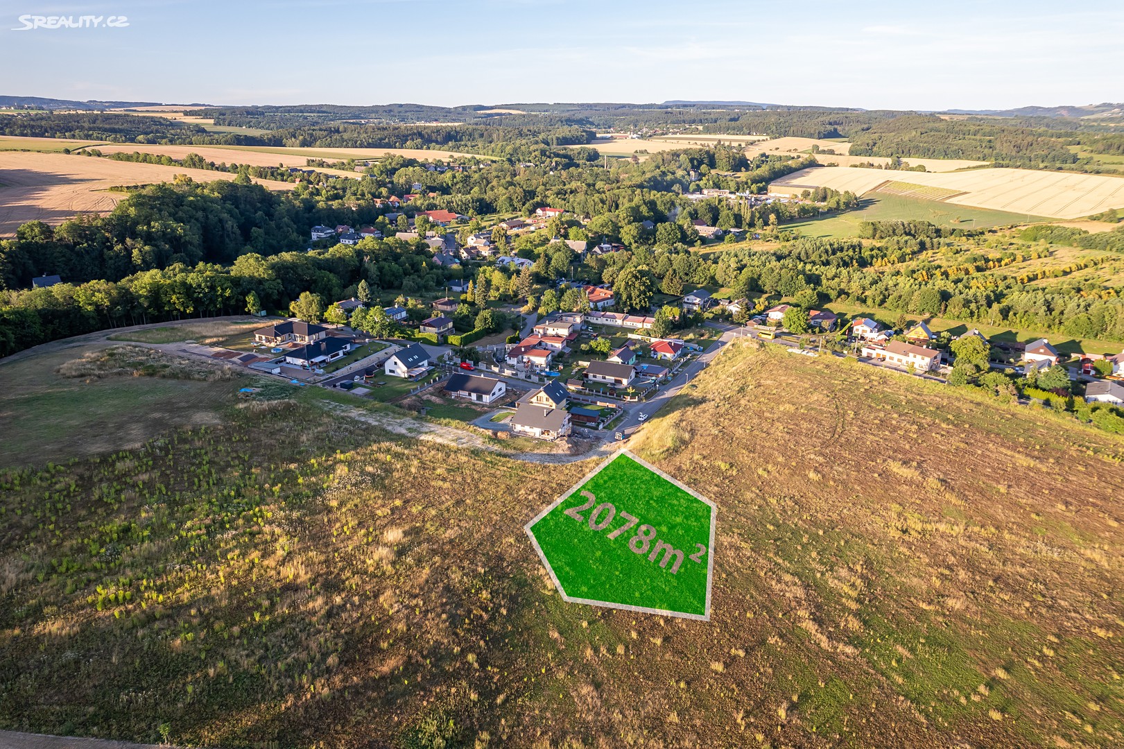 Prodej  stavebního pozemku 2 078 m², Česká Skalice - Zlíč, okres Náchod