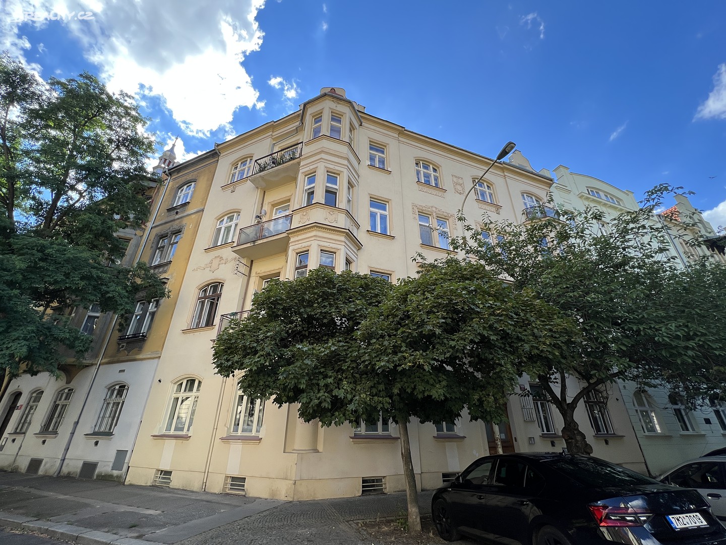 Pronájem bytu 2+kk 35 m², Lyčkovo náměstí, Praha - Karlín