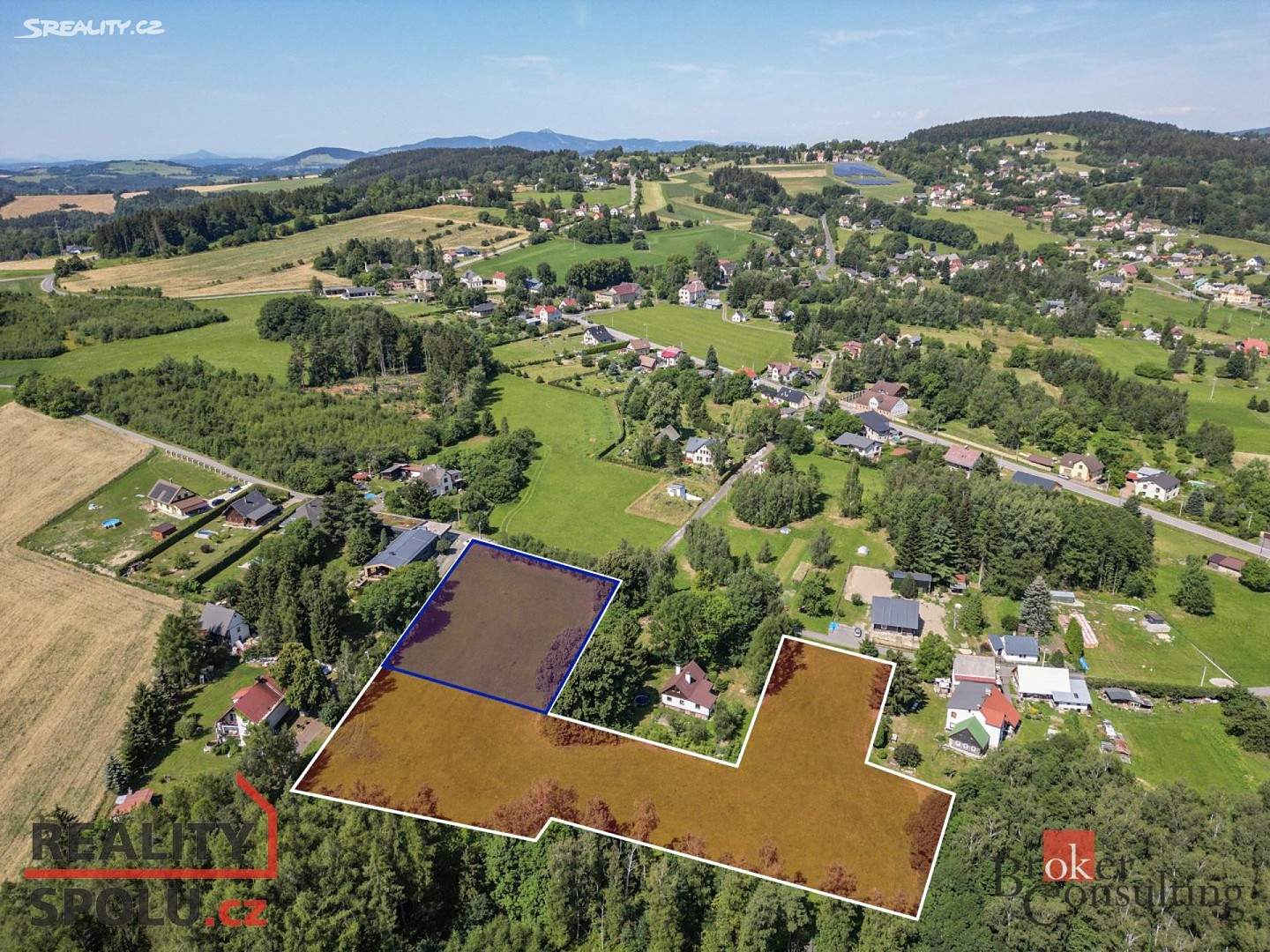 Prodej  stavebního pozemku 2 000 m², Pěnčín - Alšovice, okres Jablonec nad Nisou