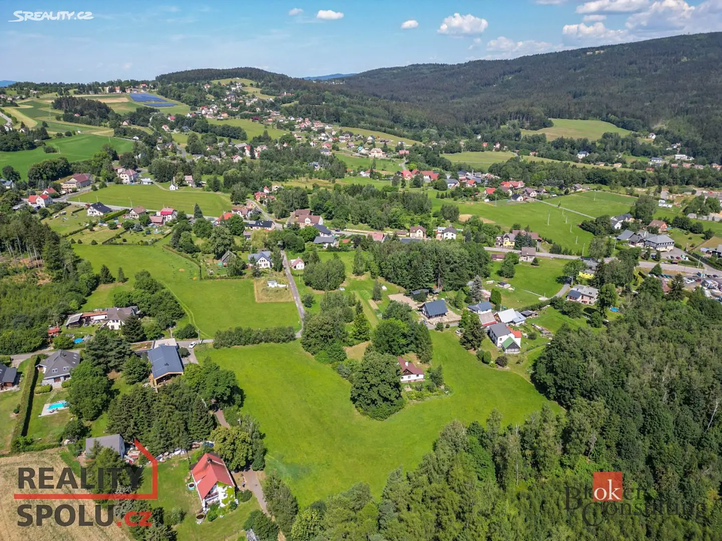Prodej  stavebního pozemku 2 000 m², Pěnčín - Alšovice, okres Jablonec nad Nisou