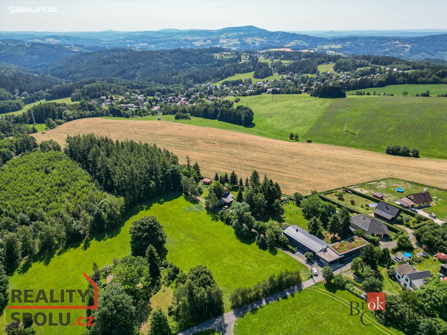 Prodej  stavebního pozemku 2 000 m², Pěnčín - Alšovice, okres Jablonec nad Nisou