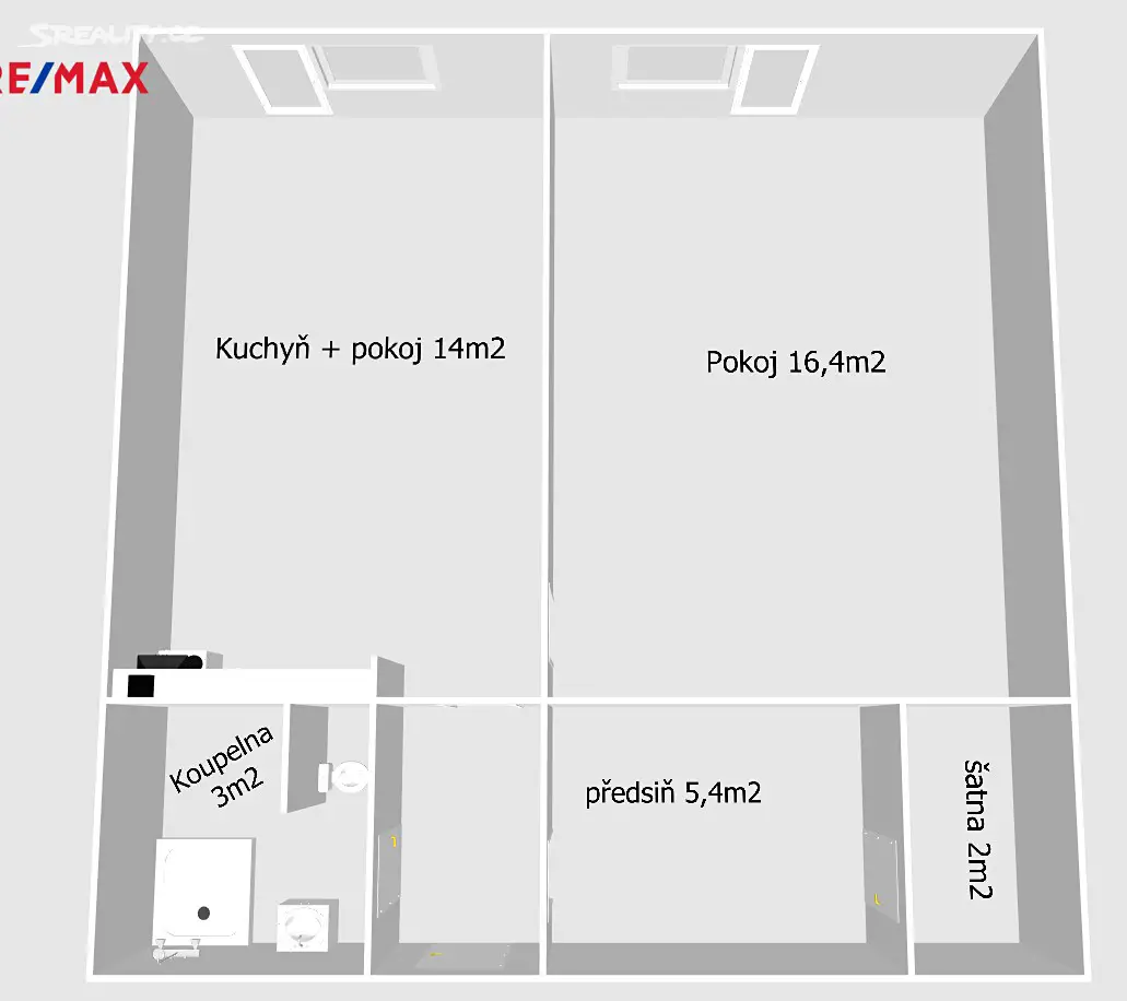 Prodej bytu 2+kk 42 m², Meziříčská, Rožnov pod Radhoštěm