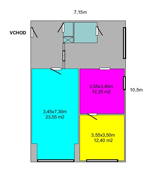 Prodej bytu 3+1 73 m², Česká, Prachatice - Prachatice II