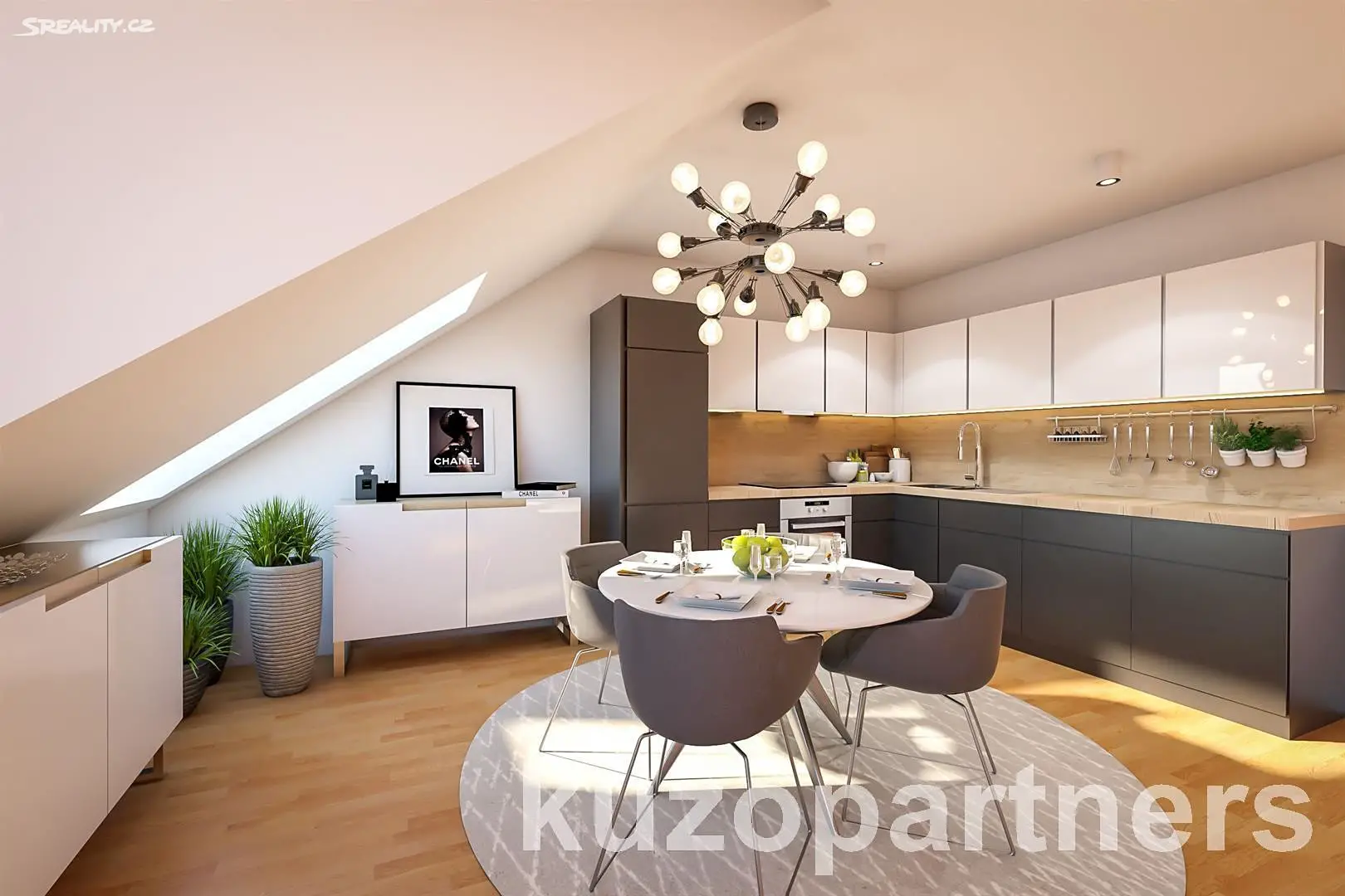 Prodej bytu 3+kk 73 m² (Mezonet), Lounských, Praha 4 - Nusle