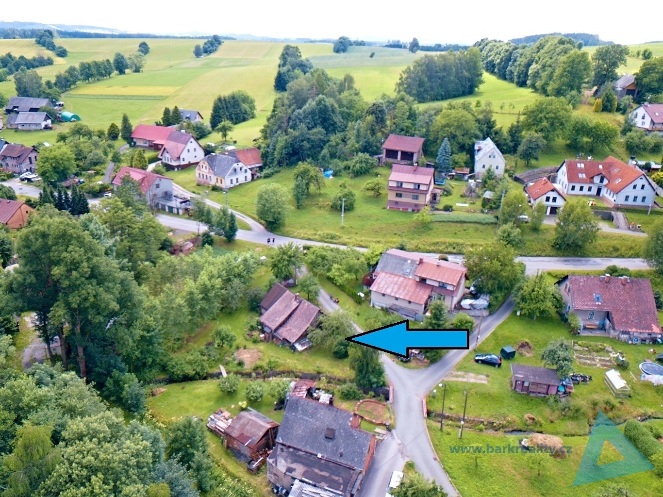 Prodej  rodinného domu 90 m², pozemek 633 m², Horní Branná - Valteřice, okres Semily