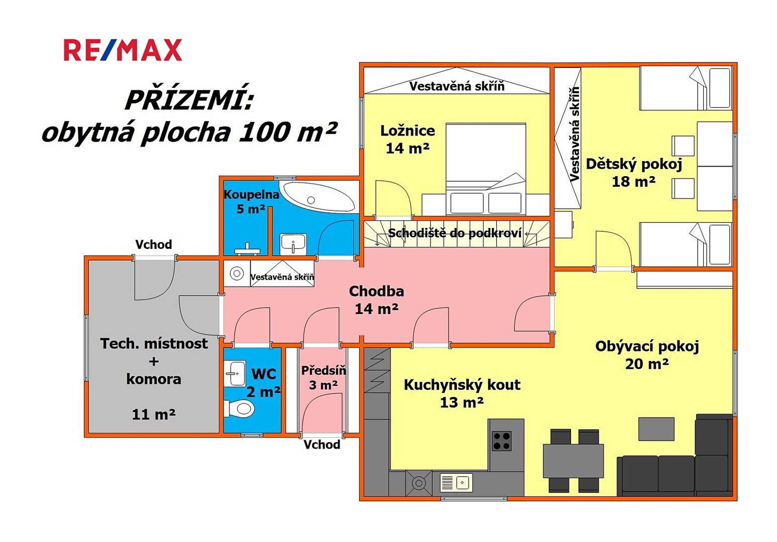 Prodej  rodinného domu 168 m², pozemek 829 m², Marie Pujmanové, Pardubice - Rosice