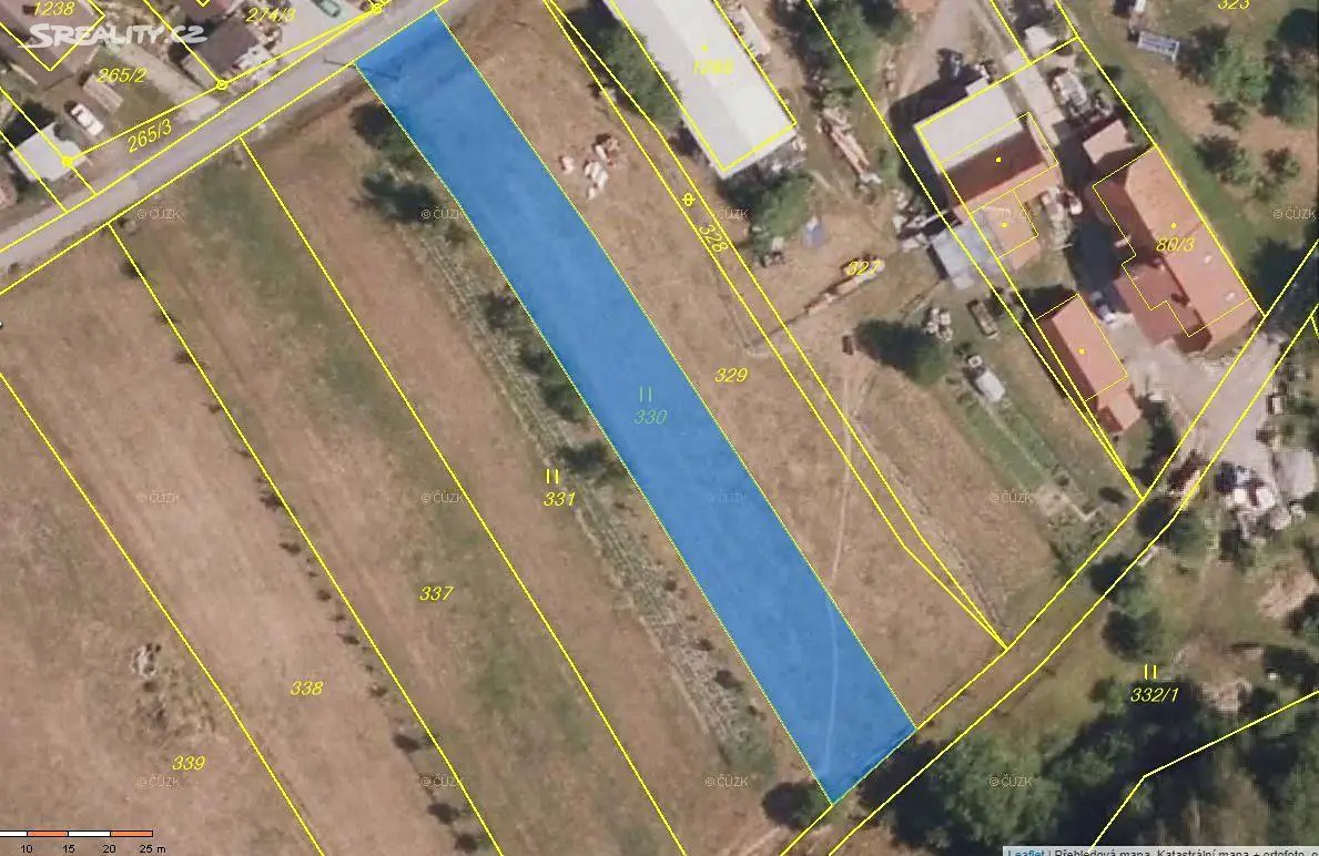Prodej  pozemku 5 554 m², Růžďka, okres Vsetín