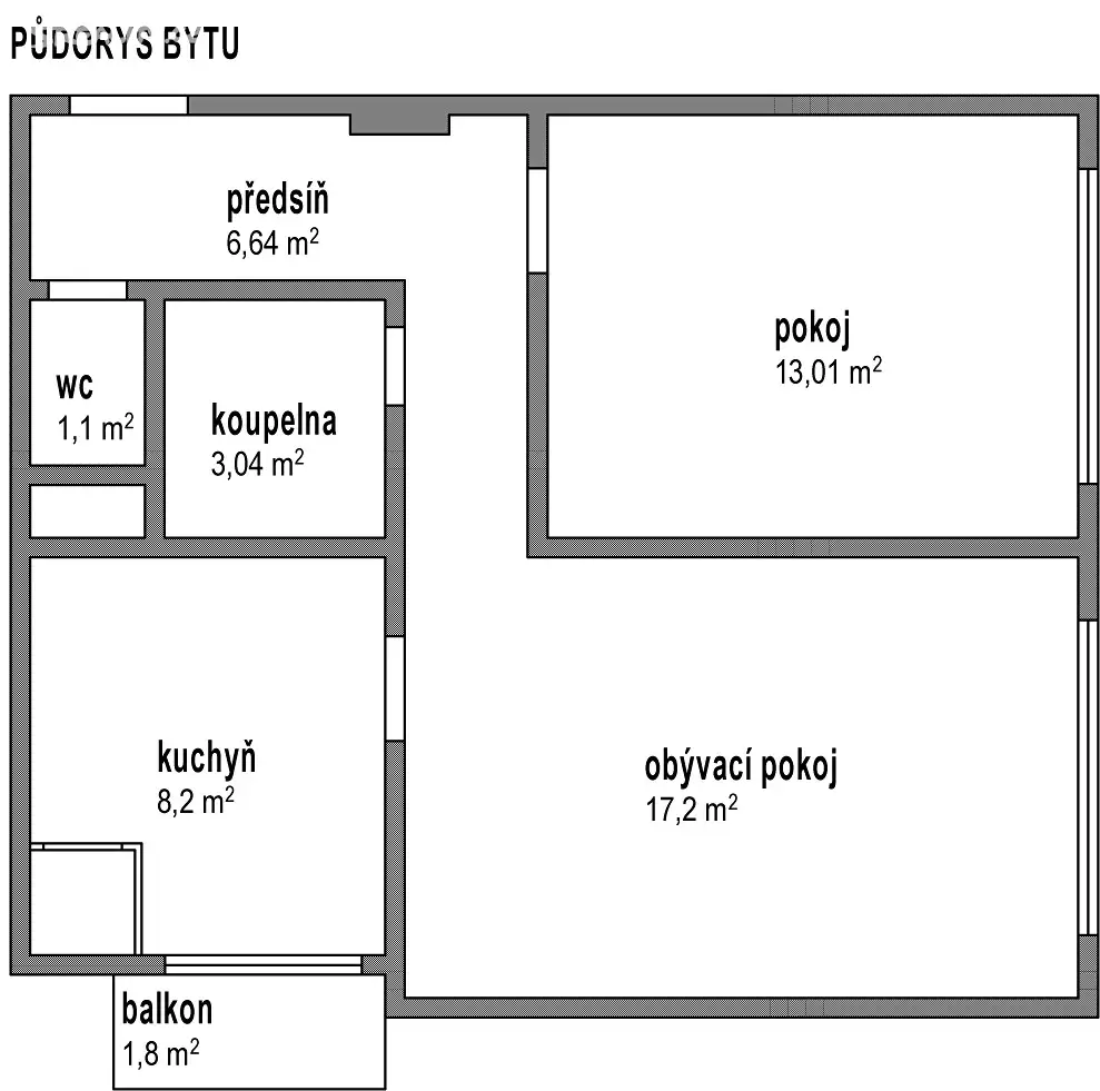 Pronájem bytu 2+kk 50 m², Ostravská, Frýdek-Místek - Místek