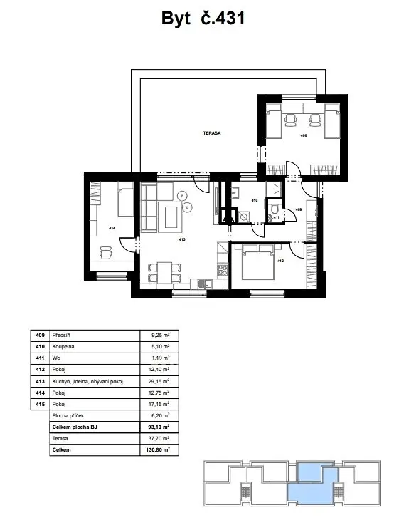 Prodej bytu 4+kk 130 m², Hodonín