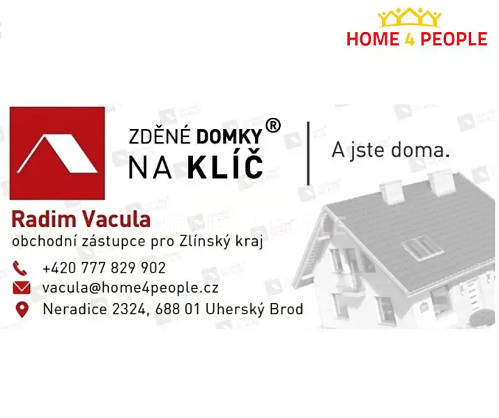 Prodej  projektu na klíč 156 m², pozemek 555 m², Bzenec, okres Hodonín