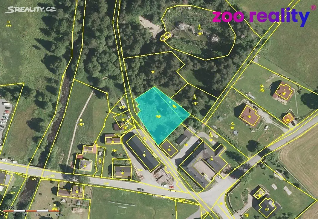 Prodej  stavebního pozemku 1 359 m², Borová Lada, okres Prachatice