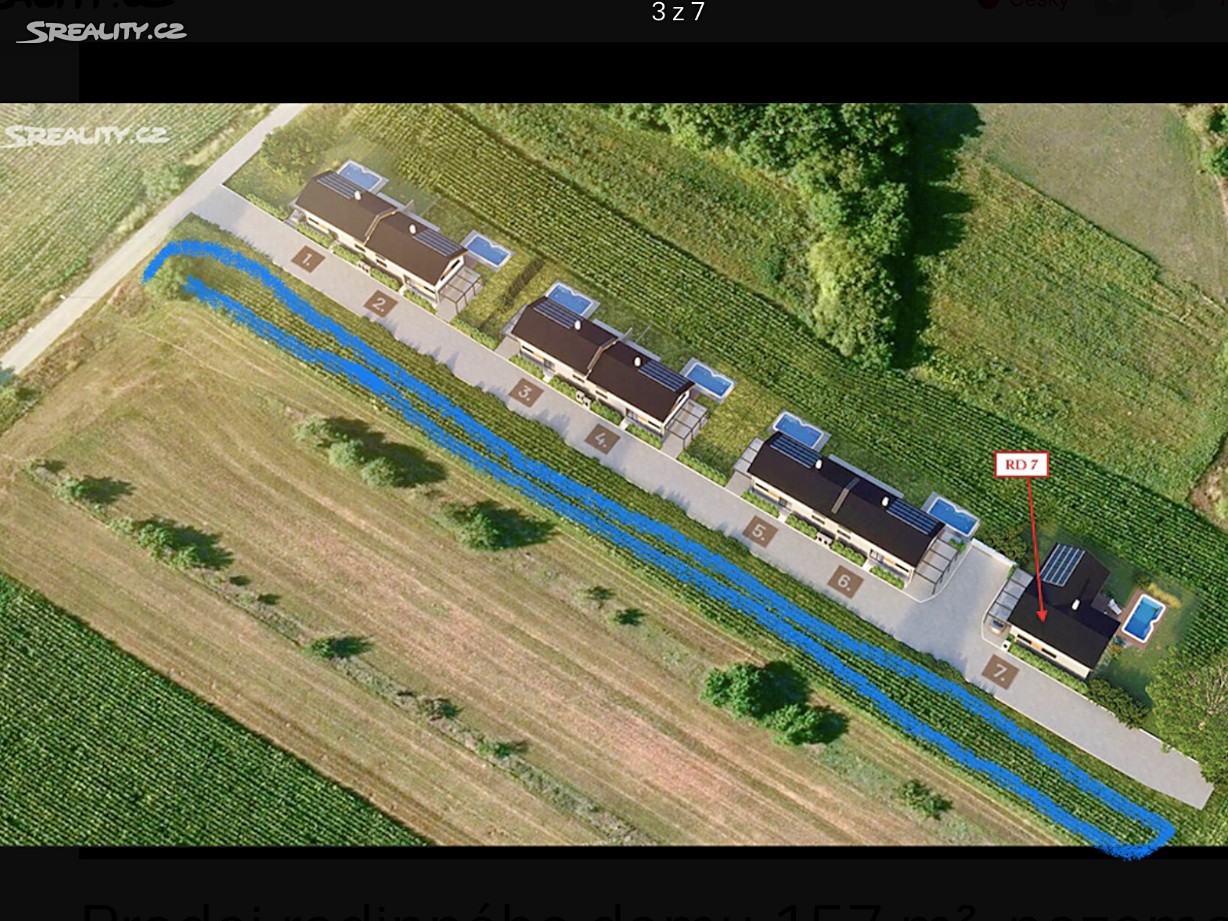 Prodej  stavebního pozemku 2 500 m², Drnholec, okres Břeclav