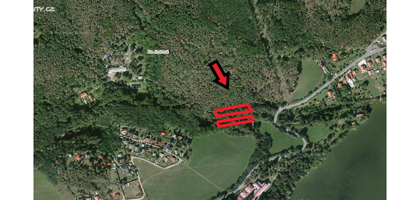 Prodej  lesa 792 m², Hřiměždice - Vestec, okres Příbram