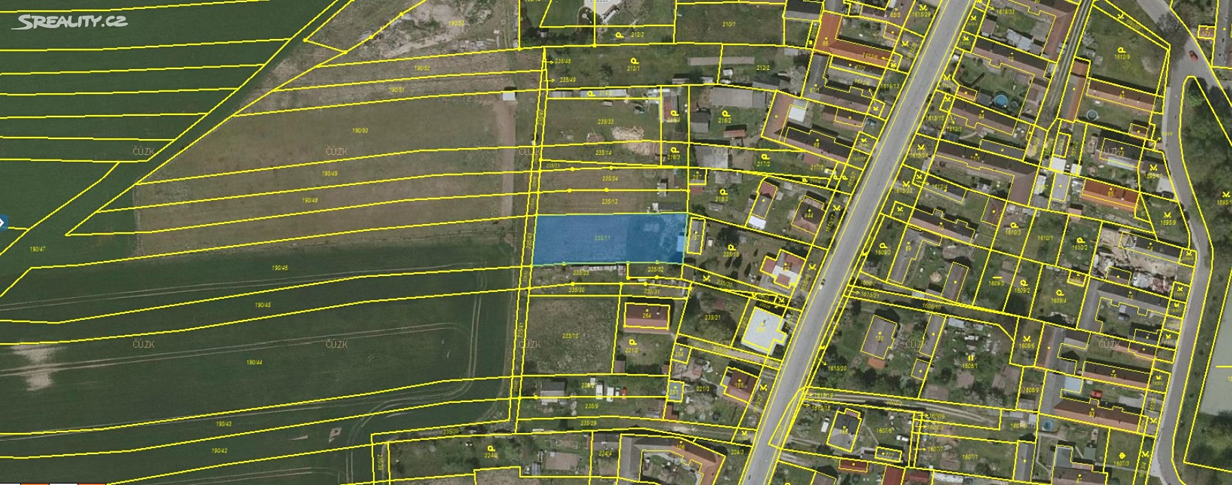 Prodej  stavebního pozemku 2 356 m², Lužnice, okres Jindřichův Hradec