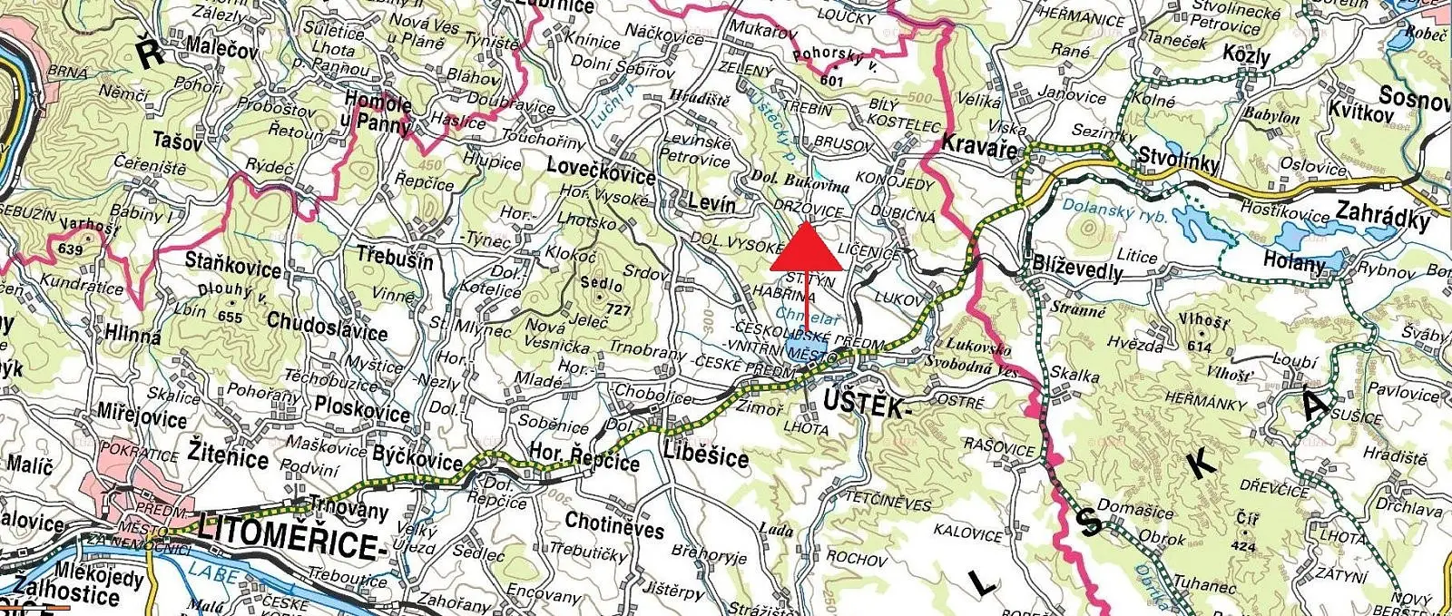 Úštěk - Držovice, okres Litoměřice