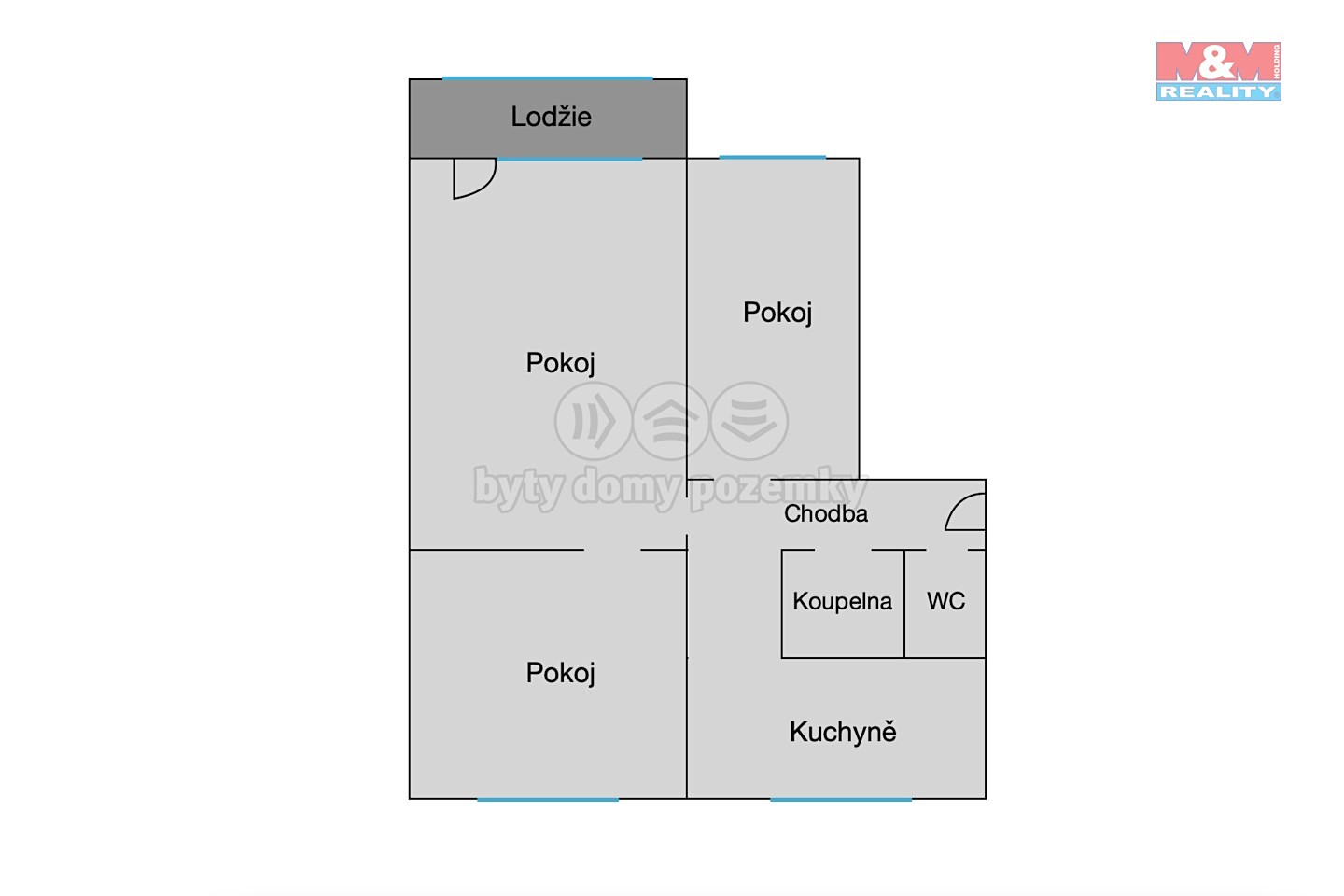 Prodej bytu 3+1 66 m², Zahradnická, Karviná - Mizerov