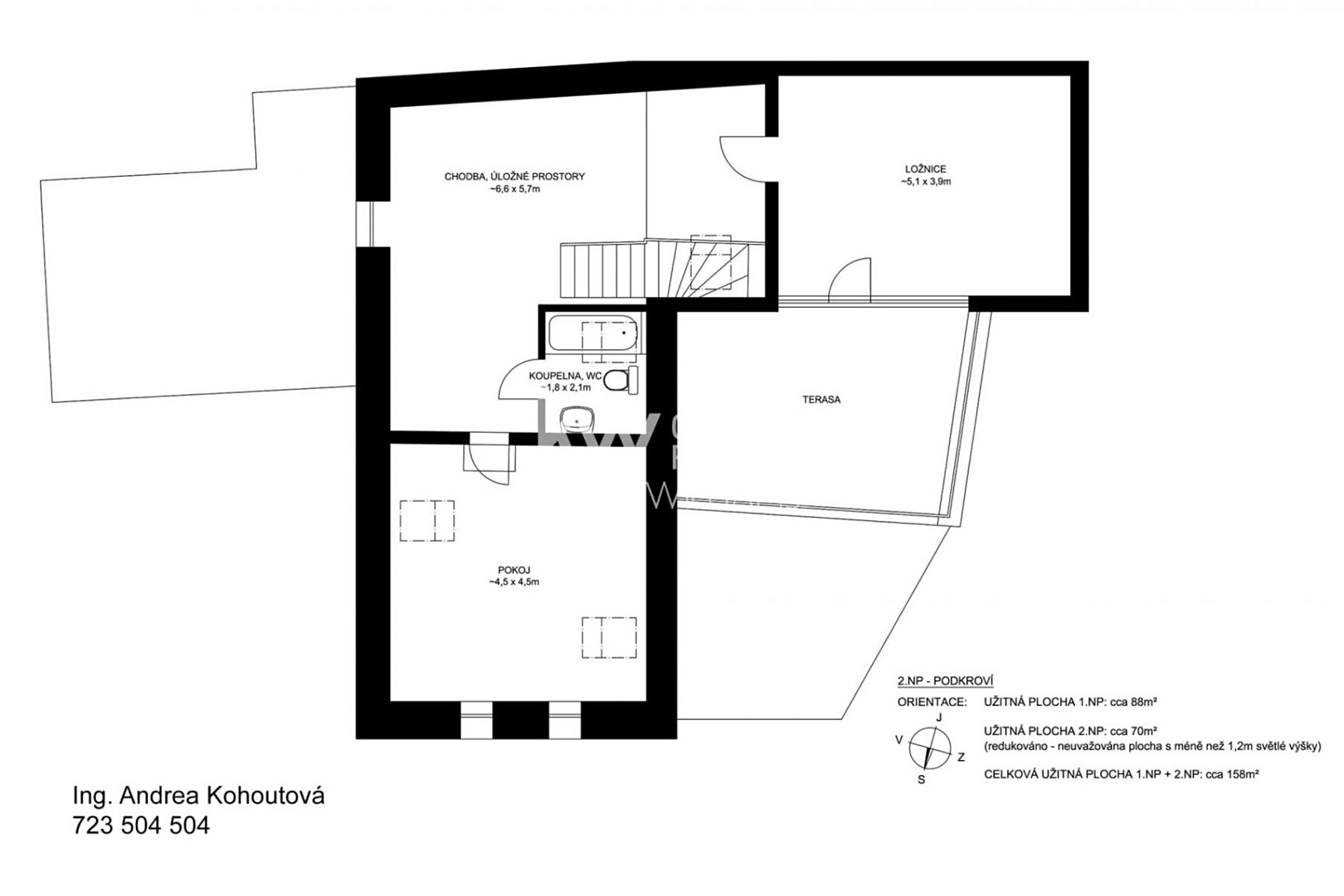 Prodej  rodinného domu 178 m², pozemek 360 m², U Lípy, Tábor - Čelkovice