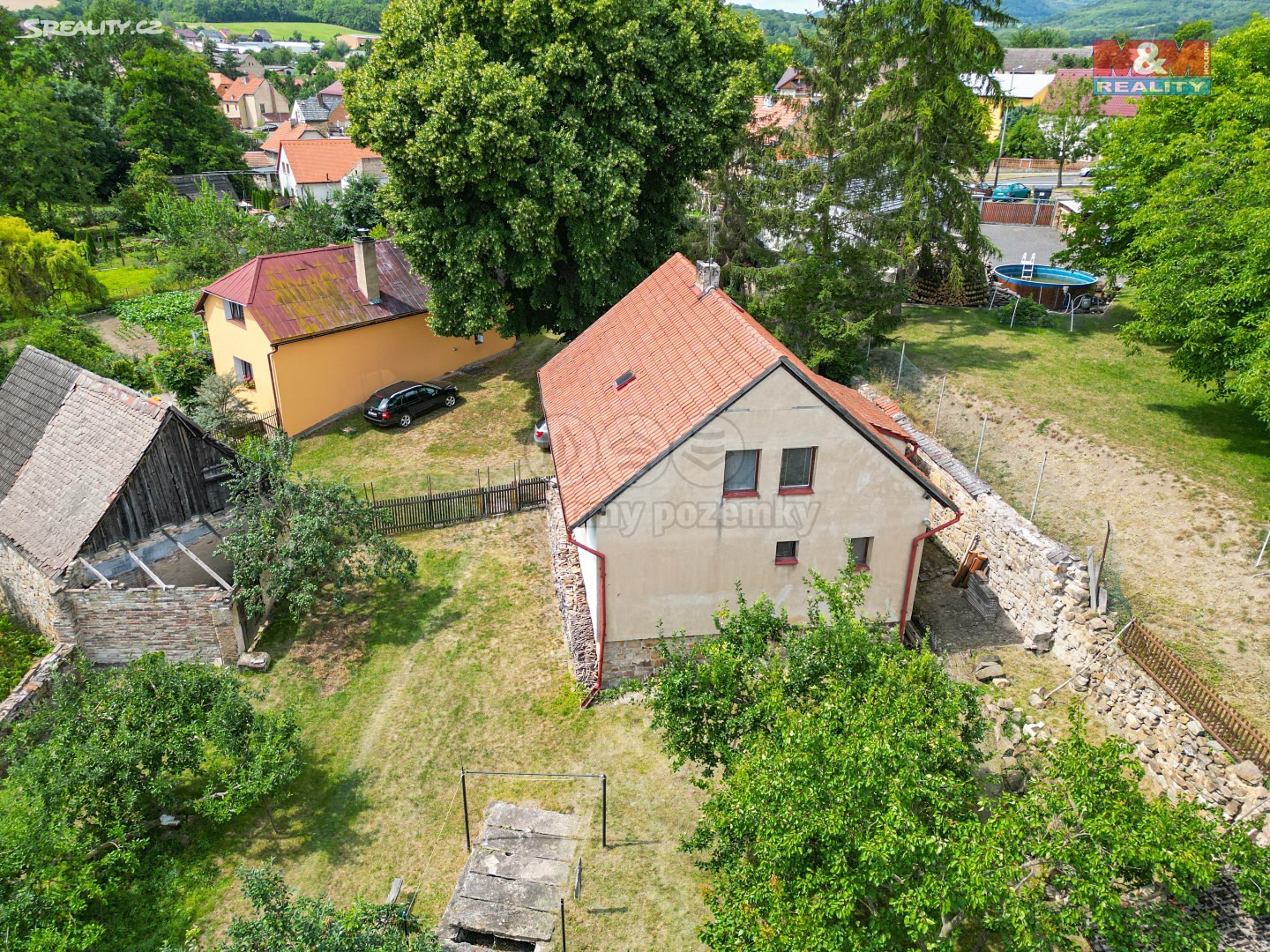 Prodej  rodinného domu 118 m², pozemek 5 337 m², Velemín, okres Litoměřice