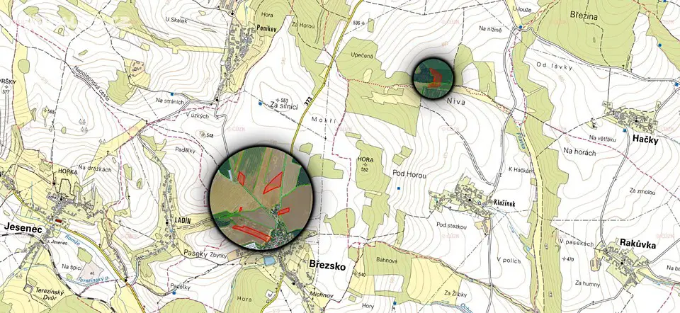 Prodej  pole 20 289 m², Březsko, okres Prostějov