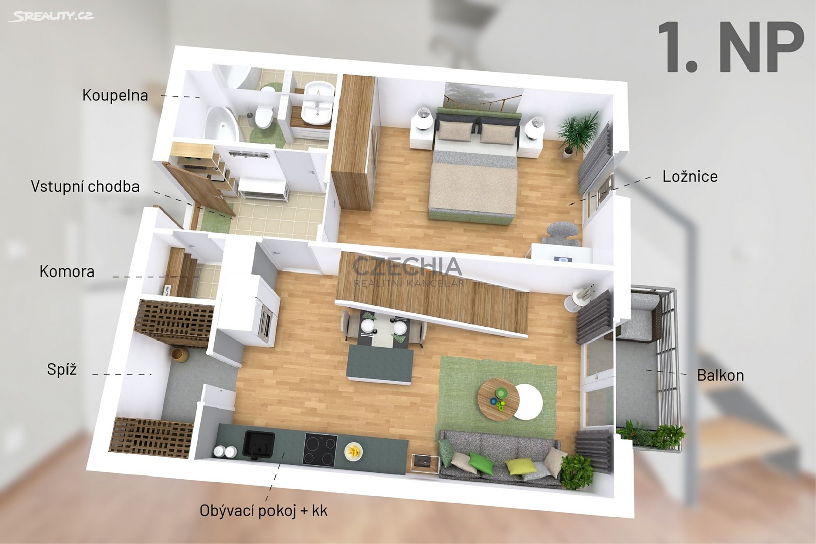 Pronájem bytu 4+kk 149 m², B. Němcové, Hostivice