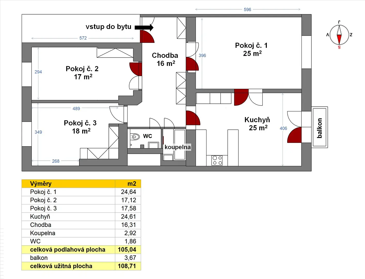 Pronájem bytu 3+1 109 m², U vodárny, Praha 3 - Vinohrady