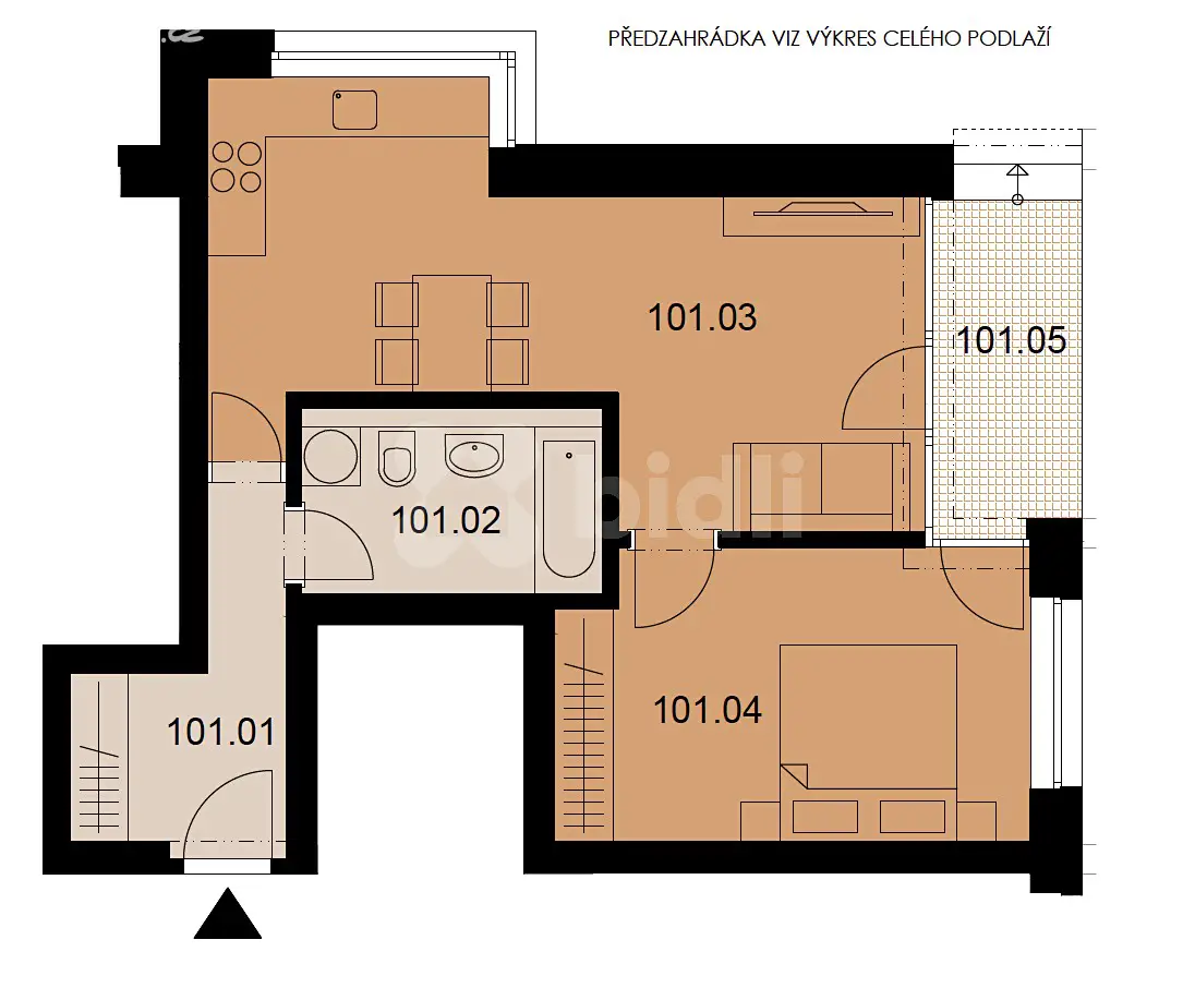 Prodej bytu 2+kk 56 m², Praha 5 - Stodůlky
