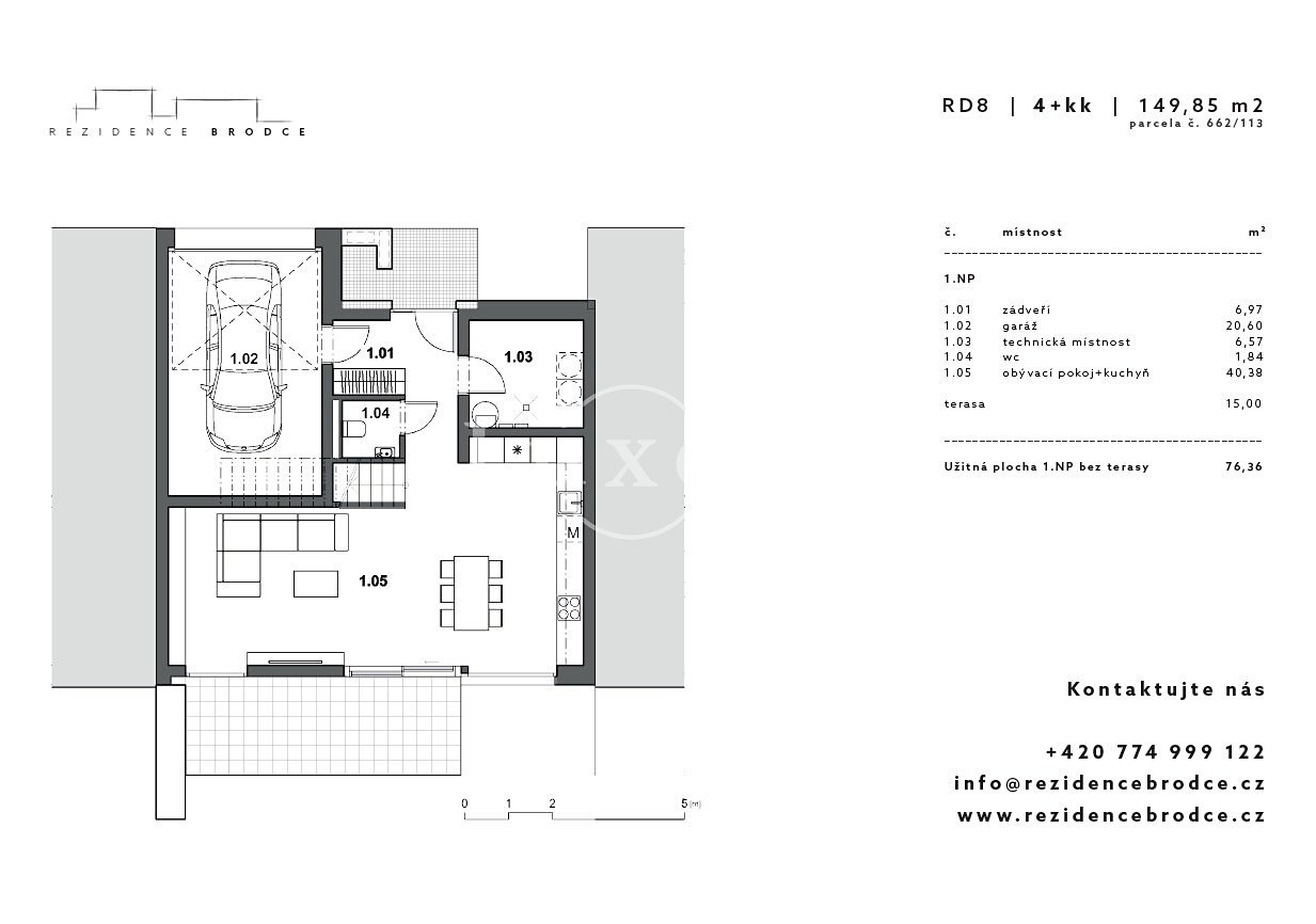 Prodej  rodinného domu 150 m², pozemek 294 m², Dobrovická, Brodce