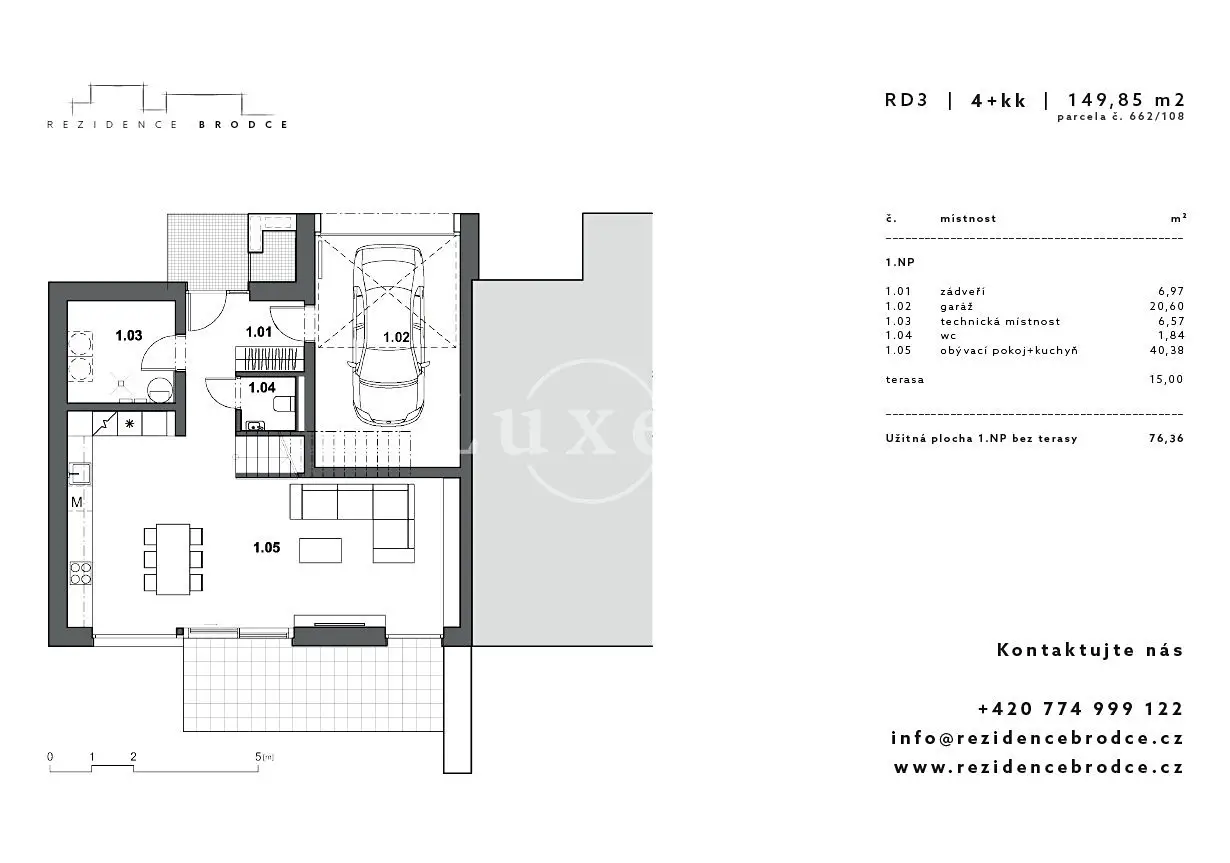 Prodej  rodinného domu 150 m², pozemek 292 m², Dobrovická, Brodce