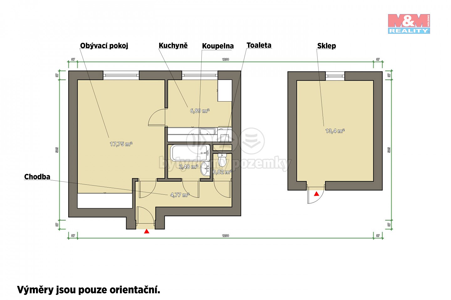 Pronájem bytu 1+1 31 m², Sušická, Plzeň - Lobzy