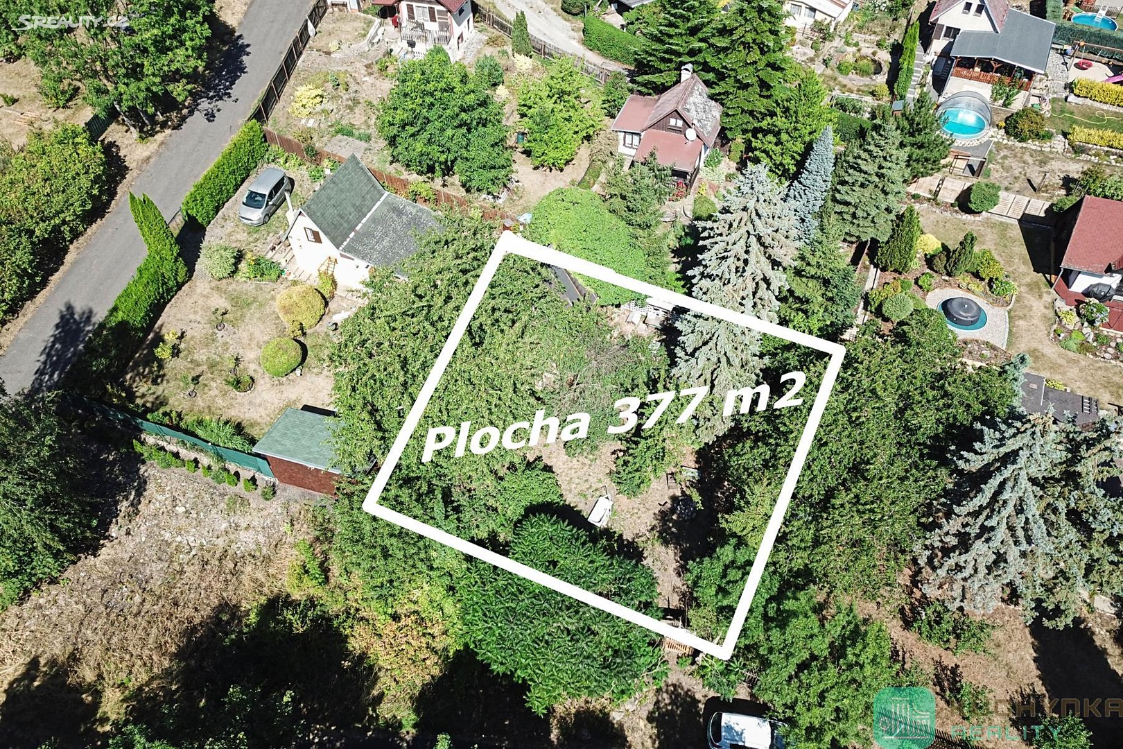 Prodej  chaty 18 m², pozemek 377 m², Hrob, okres Teplice