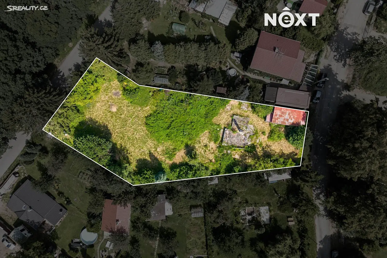 Prodej  stavebního pozemku 1 437 m², Mrač, okres Benešov