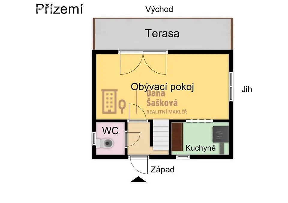 Prodej  chaty 36 m², pozemek 380 m², Chotýšany - Pařezí, okres Benešov