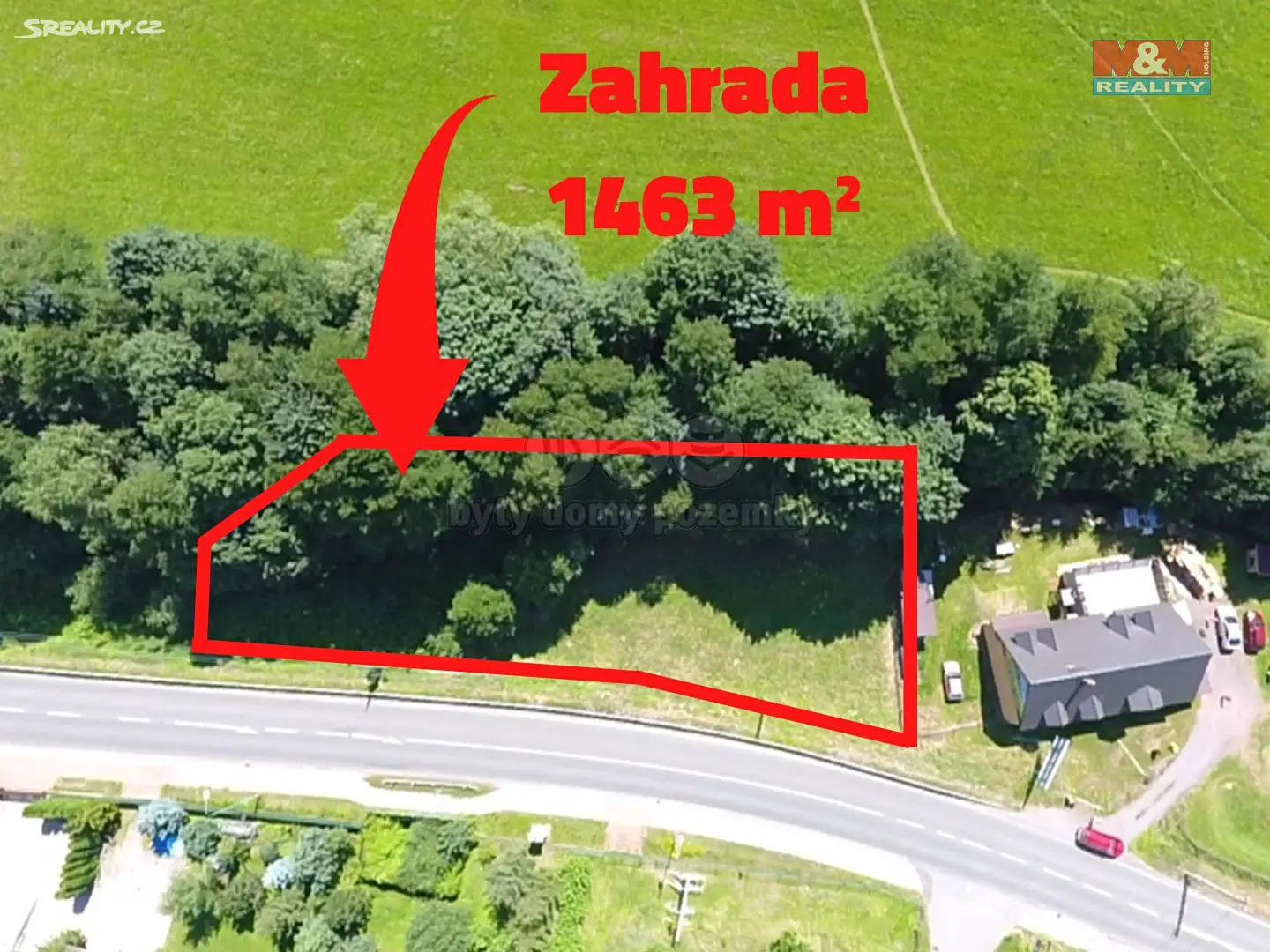 Prodej  zahrady 1 463 m², Jičínská, Trutnov - Volanov