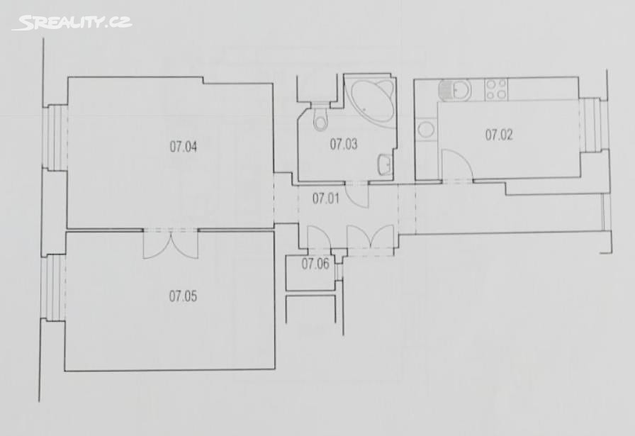 Pronájem bytu 2+1 71 m², Trojická, Praha 2 - Nové Město